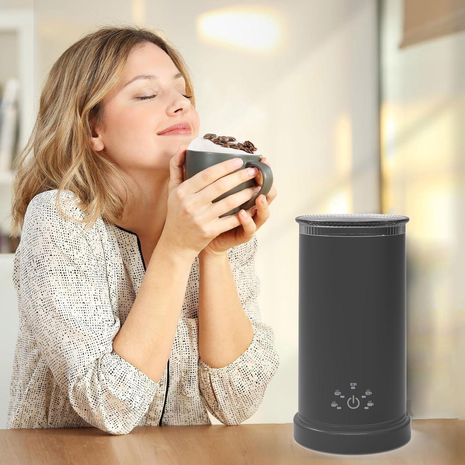 New cross-border five function milk bubble machine coffee milk bubble machine