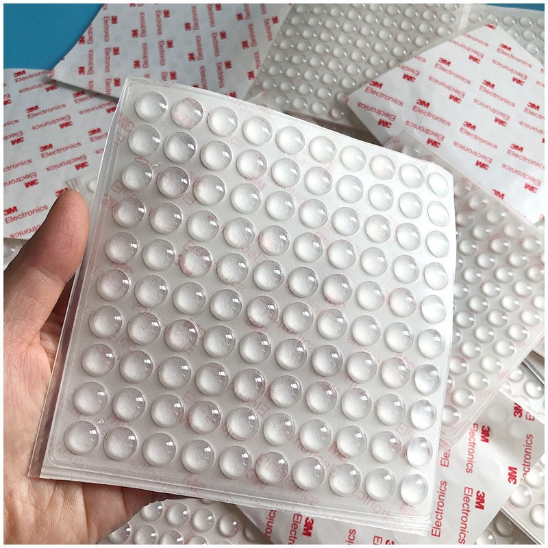 Door Handle Anti-Collision Pad Silicone Refrigerator Door Cabinet Anti-Collision Pad Protection Wall Noise Reduction Silencer Household Anti-Collision Sticker