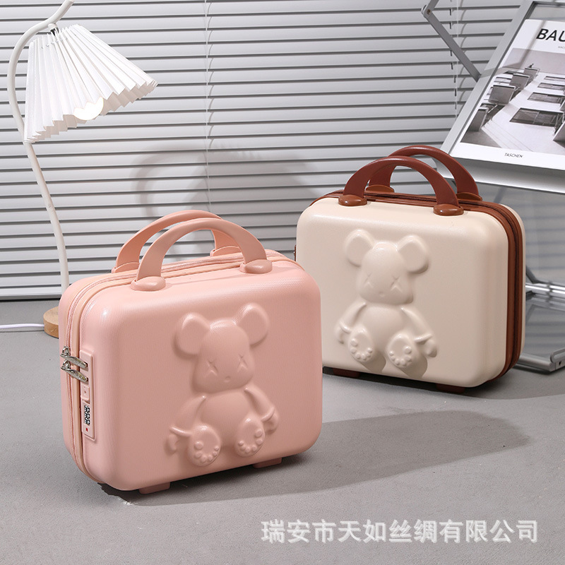 Customized Manufacturer's Cosmetic Bag for Women, Portable Large-Capacity Storage Bag, Cute Travel Portable Gift Cosmetic Case, Ultra-Light
