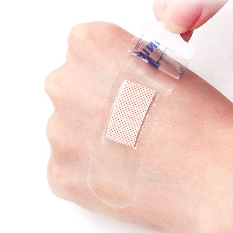 A137 Haishi Hainuo Transparent Waterproof Band-Aid Thin Transparent Band-Aid Can Be Worn in the Bath 6 Pieces/Box