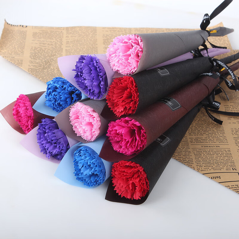 Cross-Border Single Rose Artificial Soap Flower Valentine's Day 214 Souvenir Company Event Creative Gift Present