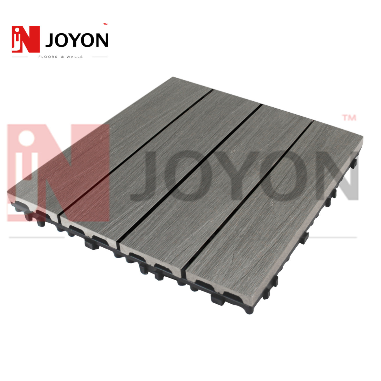 Wpc Outdoor Terrace DIY Floor Self-Laying Embossed Balcony 30*30*60 Indoor and Outdoor Splicing Plastic Wood Floor Factory