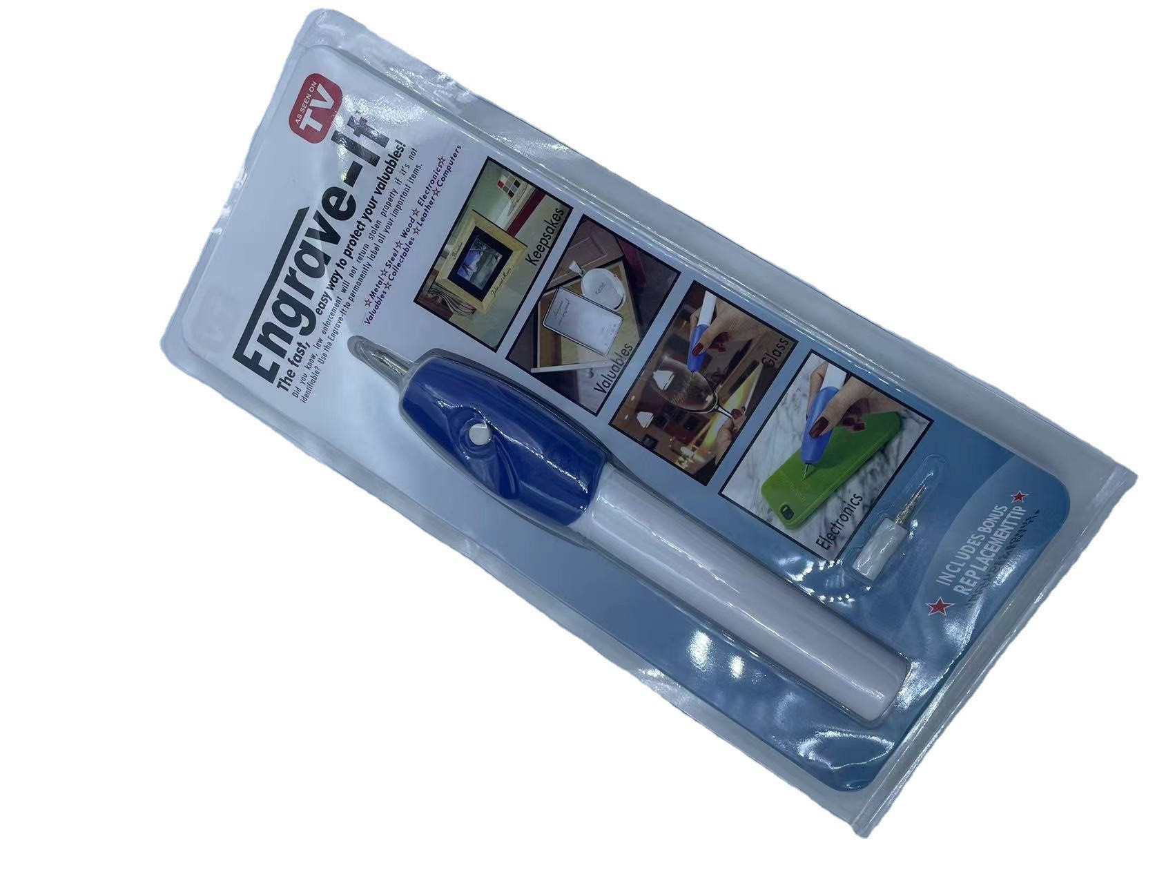 Электрическая гравировальная ручка, упаковка из 200 штук