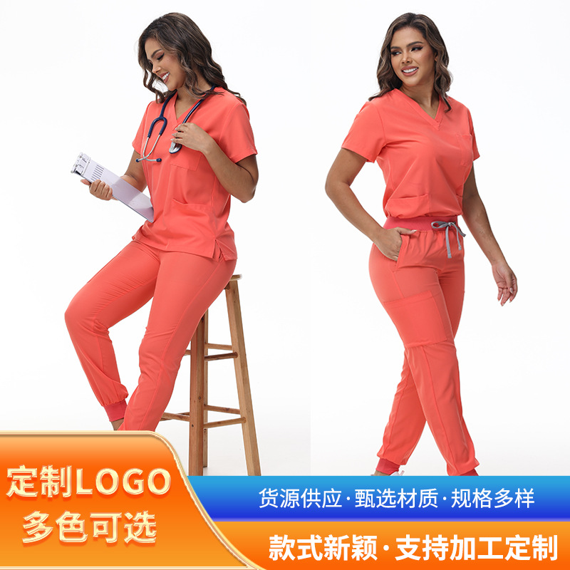 Униформа для врачей и медсестер в салонах красоты, хирургическая одежда, быстросохнущая, удобная, эластичная, для ручной стирки