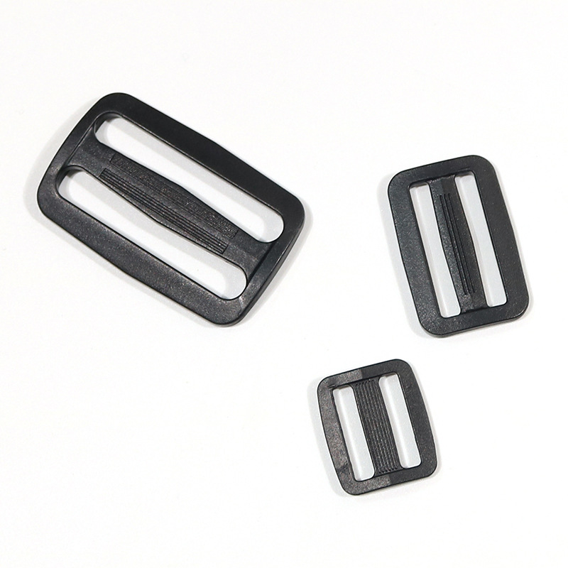 In-Stock Japanese-Style Plastic Backpack Strap Adjuster Buckle, Webbing Buckle, Bag Accessories, Three-Position Buckle, Hardware Plastic Buckle Factory