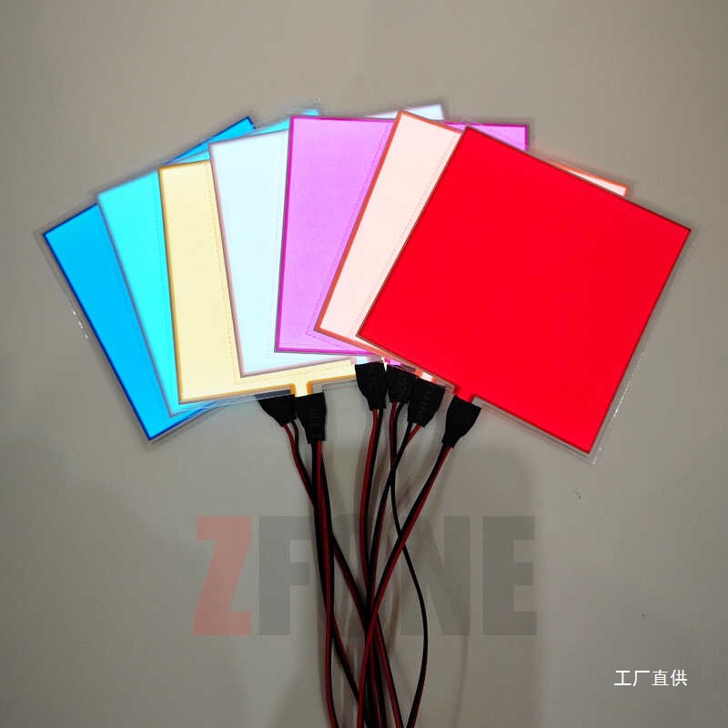 Cuttable Led Light-Emitting Sheet Ultra-Thin Light-Emitting Board Cold Light Sheet Battery Type Light Guide Plate Backlight Plate Flexible Light Board 12V