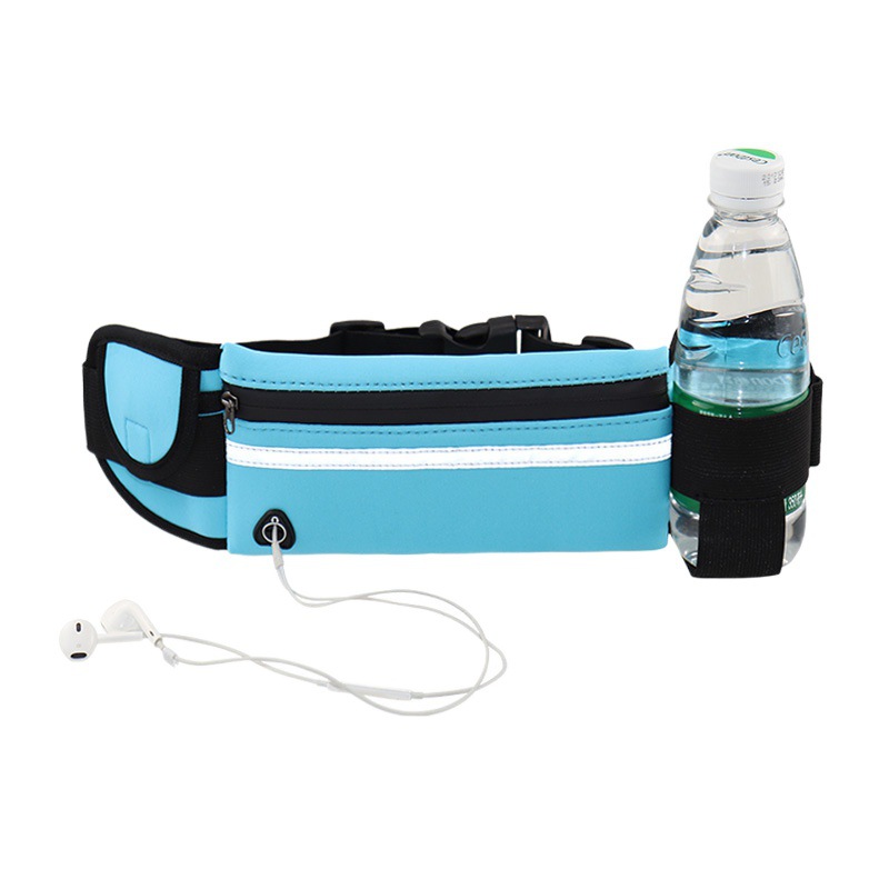 Factory Wholesale Sports Mobile Phone Waist Bag Running Multi-Functional Outdoor Waterproof Belt Light and Large Capacity Close-Fitting Waist Bag