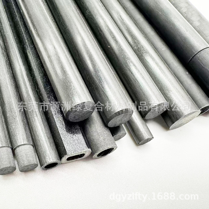 High-Quality Carbon Fiber Rod Processing, Slotting and Drilling, 3K Carbon Fiber Rod, Good Straightness Carbon Fiber Rod, Carbon Rod