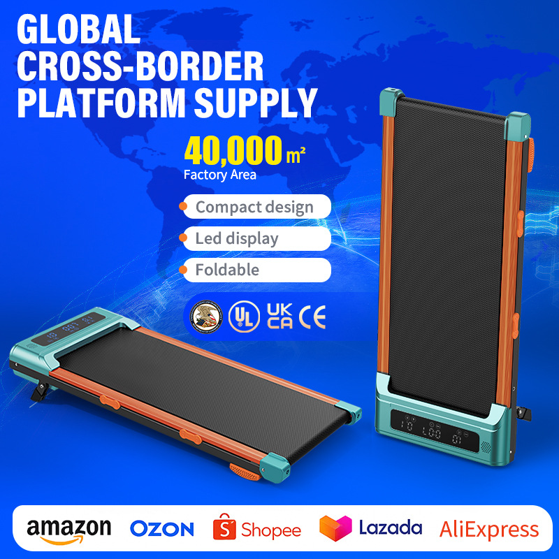 Household Fat-Burning Smart Walking Machine Black Basic with Armrests Calorie Consumption Bluetooth Folding Tablet Treadmill