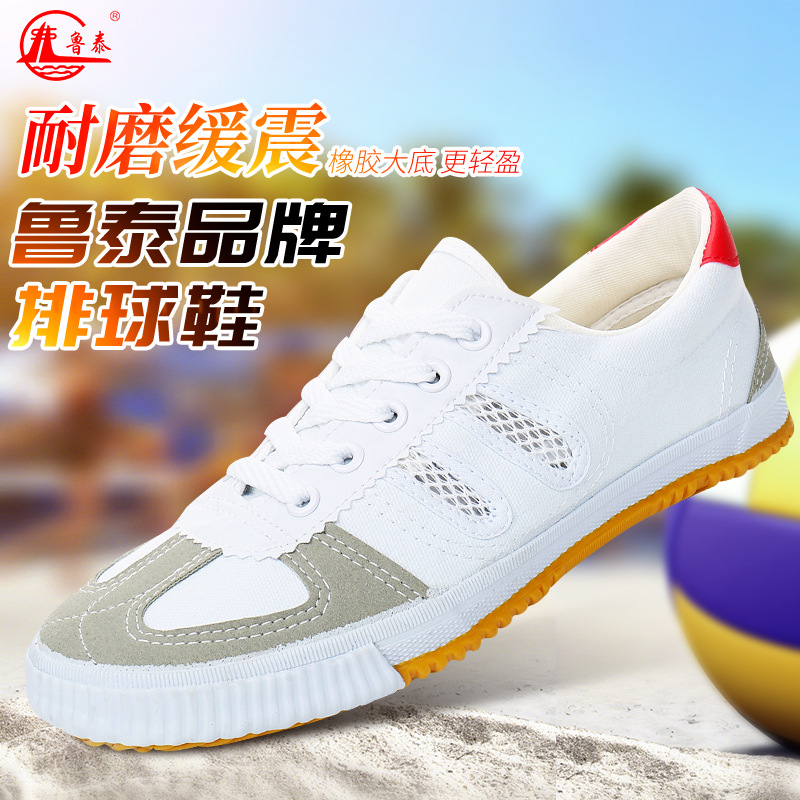 Lutai volleyball shoes wear-resistant shock-absorbing men's sneaker mesh shoes women's moral training shoes running shoes tai chi shoes martial arts shoes