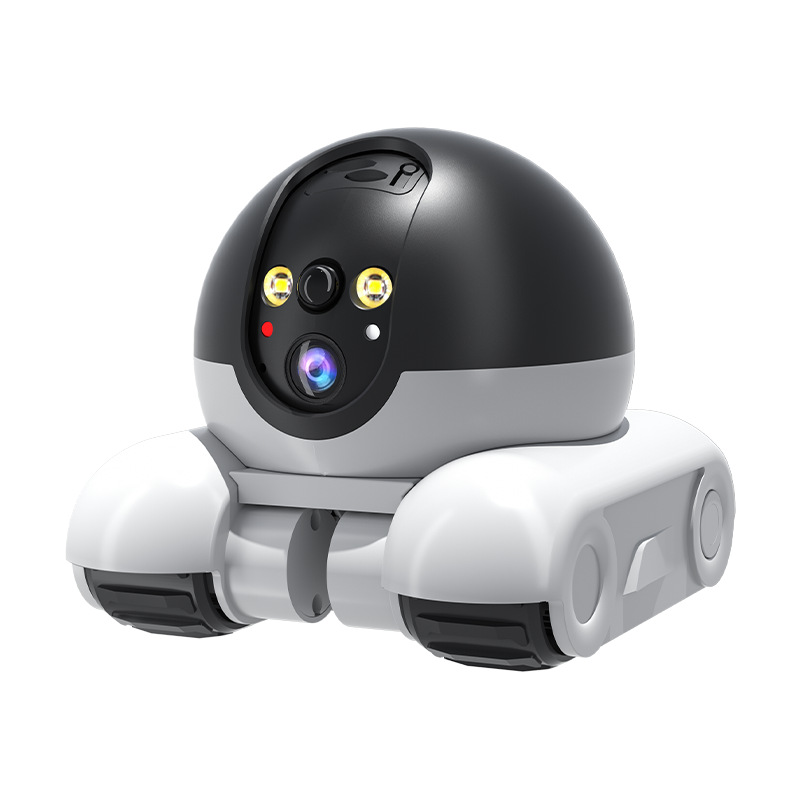 [in Stock] Qianhao Iot Wifi Camera Dual-Screen Monitoring for Car and Home, 360-Degree High-Definition Pet Entertainment