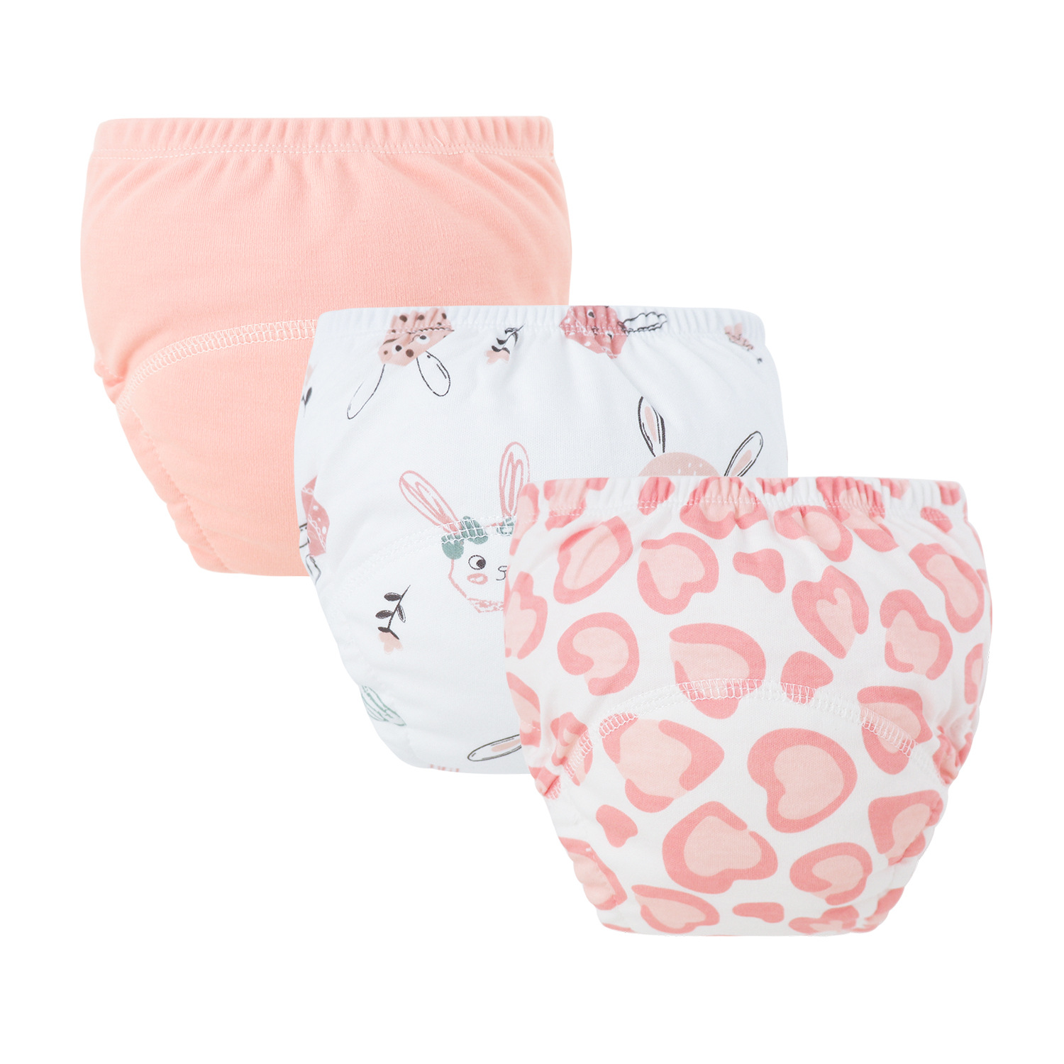 2025 Baby Training Pants Infant Summer Diaper-Proof Pants Unisex Eco-Cotton Potty Training Pants Washable Diaper Pants