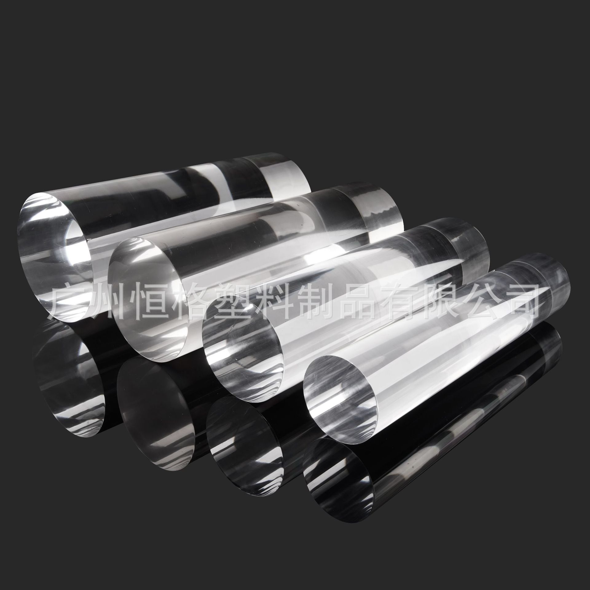 Factory in stock High Transparent PMMA Bar Acrylic Solid Round Bar Plastic Bar Crystal Cylindrical Light Guide Bar Clay Bar