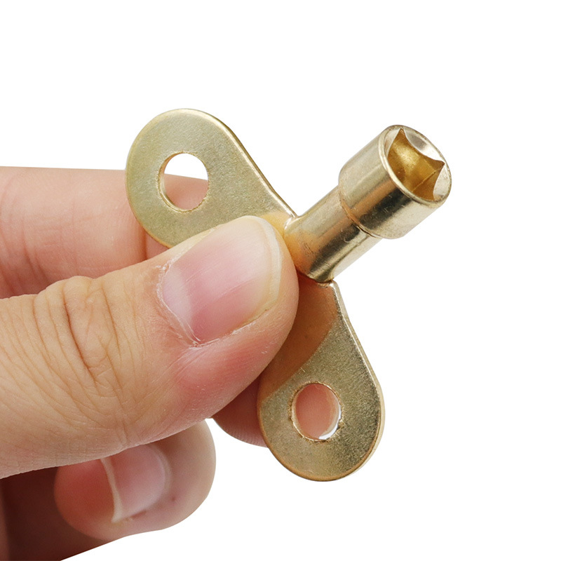 Quick opening faucet four corner key wrench faucet switch key handle faucet with lock key key