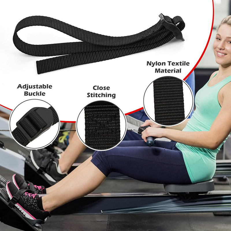 rowing machine replacement foot belt adjustable foot fitness belt multifunctional webbing lanyard fitness auxiliary accessories foot belt