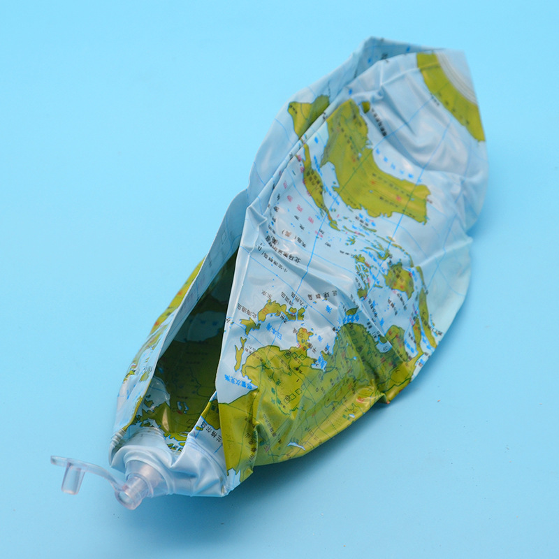 Inflatable Filled Globe J34006 Primary School Science Junior High School Geography Experimental Equipment Middle School Teaching Instrument