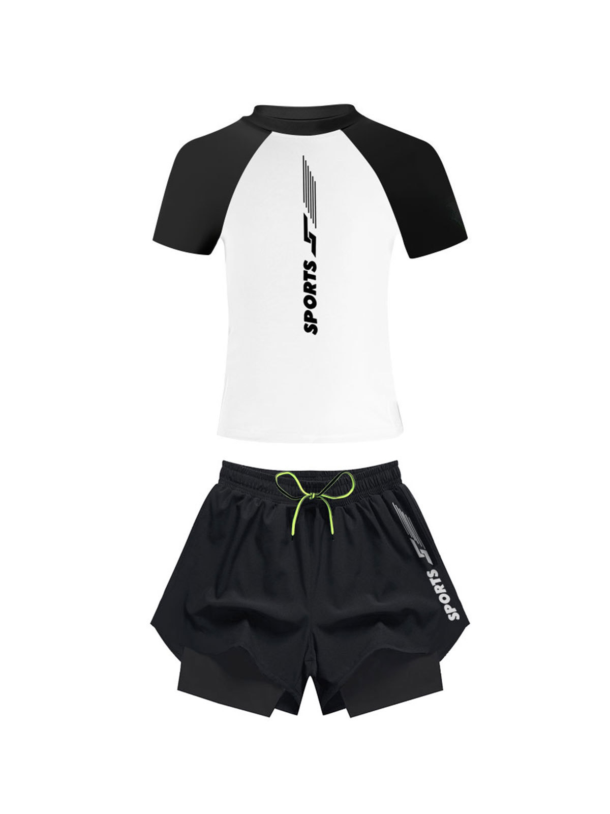 Hurun Swimsuit Men's Anti-embarrassment Swimming Trunks Boys Top Teenagers Hot Spring Equipment Men's Swimsuit suit