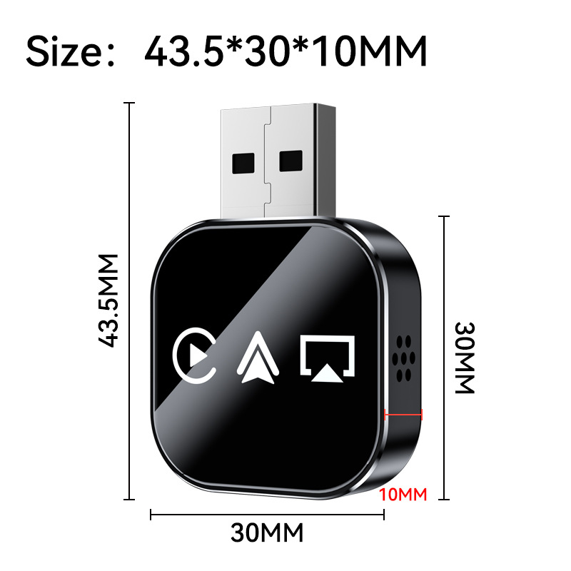 Smart Car Interconnection Carplay Module Mirror Screen Projection Suitable for Apple and Android Autocarplay Box