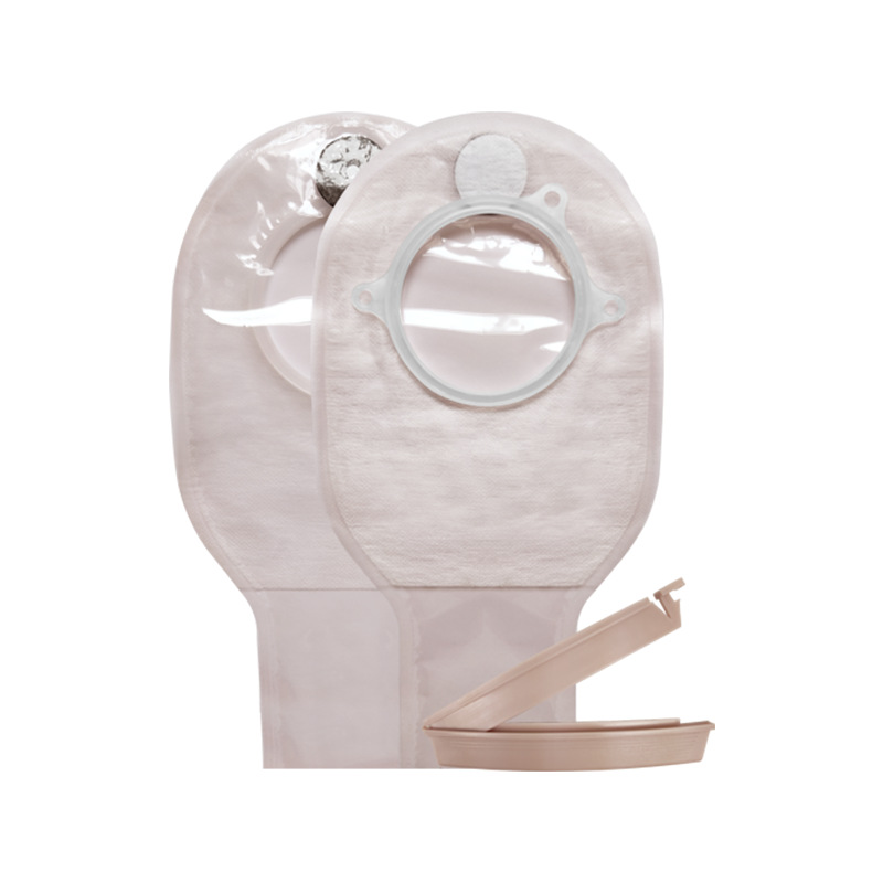 Schlekang B041 two-piece open skin color transparent anal stool bag deodorant leak-proof anal bag