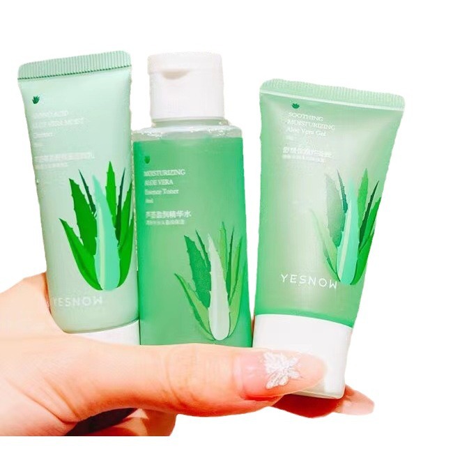 Yingxue Aloe Vera Purifying and Moisturizing Portable Travel Pack Moisturizing, Refreshing and Skin-Friendly after Sun Hydrating Lightweight Model