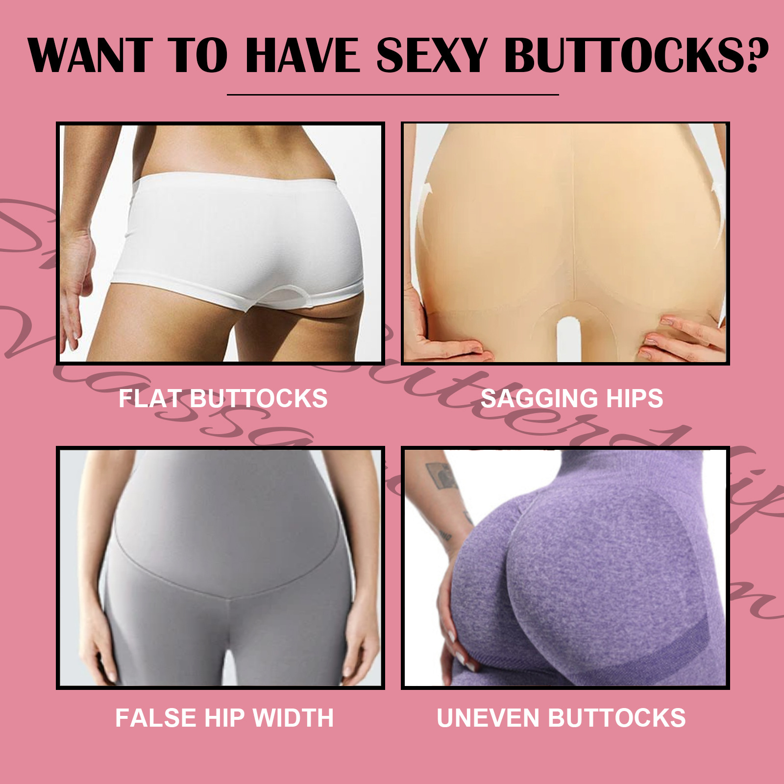 Ouhoe Buttocks Smoothing Cream, Softens and Smoothes Buttocks, Creates Round Buttocks Lines, Locks in Moisture, Cares for Plump and Moisturized Buttocks, Refreshing and Gentle Cream