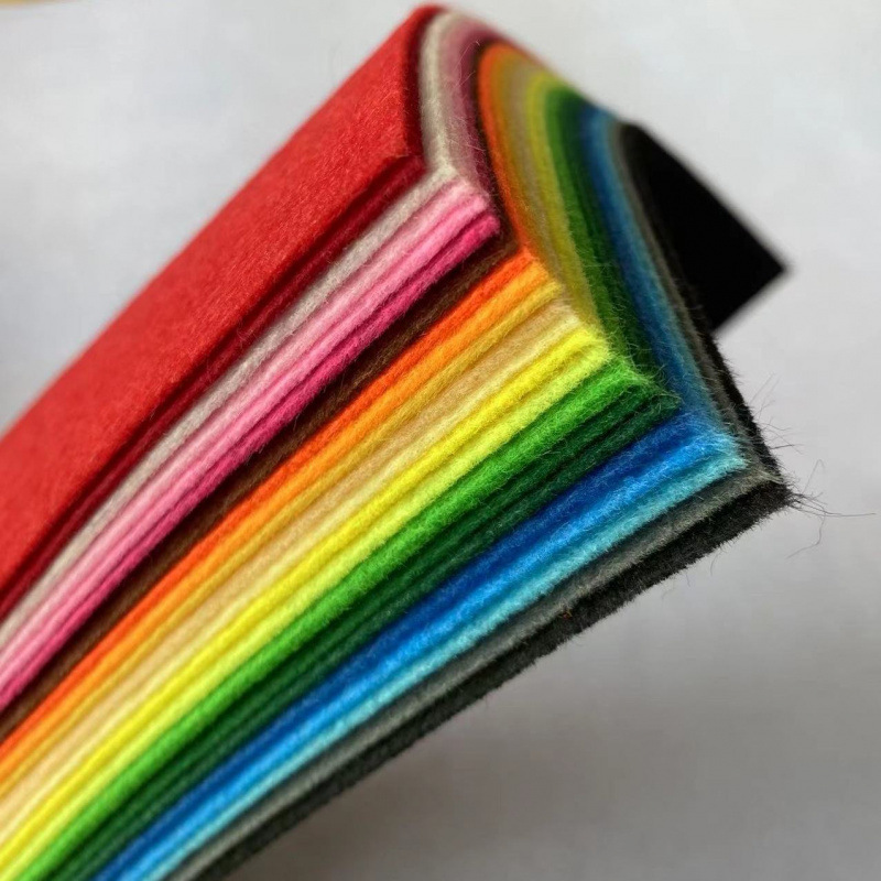 Free Shipping Non-Woven Handmade DIY Material Bag Making Fabric Kidsren's Kindergarten Felt Non-Woven Fabric