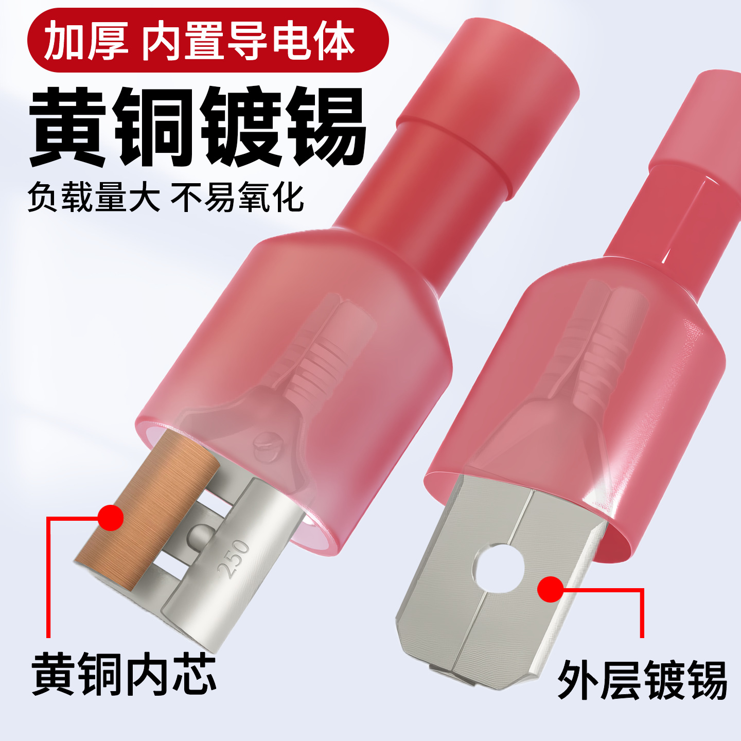 Cnxi Huaxi Technology Fdfnmdfn Nylon Spring Male and Female Docking Insulating End Cold-Pressed Terminal Block Insert