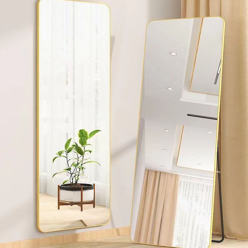 Full-Length Mirror Dressed Mirror Floor Mirror Home Wall-Mounted Bedroom Makeup Wall-Mounted Dormitory Stereo Fitting Mirror Ins Style