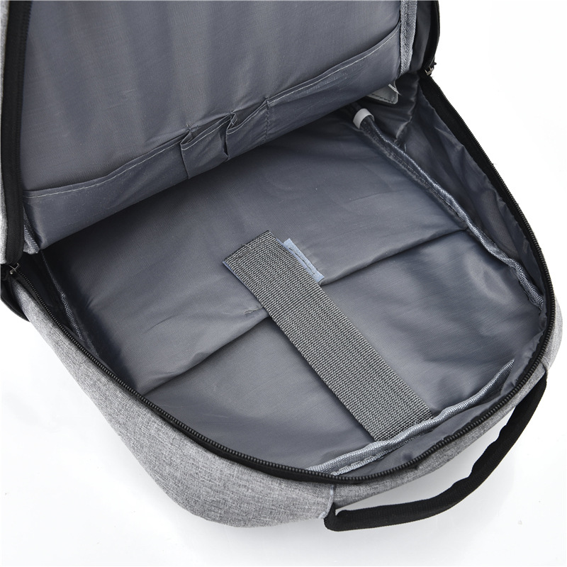 Cross-Border Supply USB Charging Backpack Business Casual Computer Backpack Large Capacity Multi-Functional Gift with Logo Printing