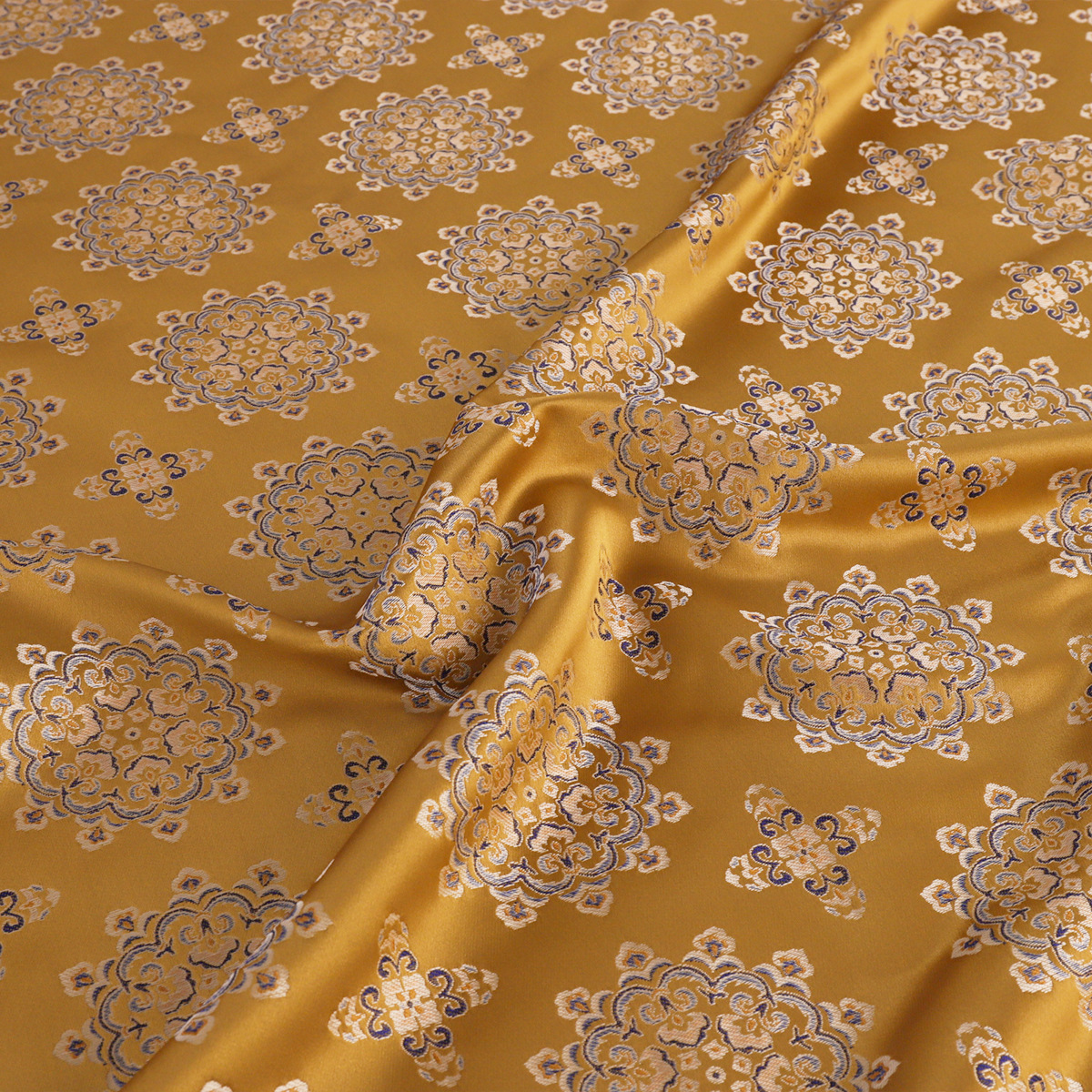 Fs286 Fulu Baixianghua New Chinese Style Imitation Song Brocade Fabric Hanfu Cheongsam Jacket Vest Clothing Fabric