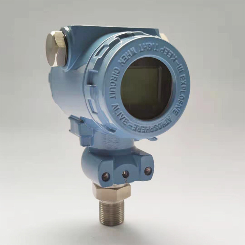 Diffused Silicon Pressure Transmitter Digital Display High-Precision Water and Gas Oil Hydraulic Explosion-Proof and High Temperature Resistant Intelligent Pressure Sensor
