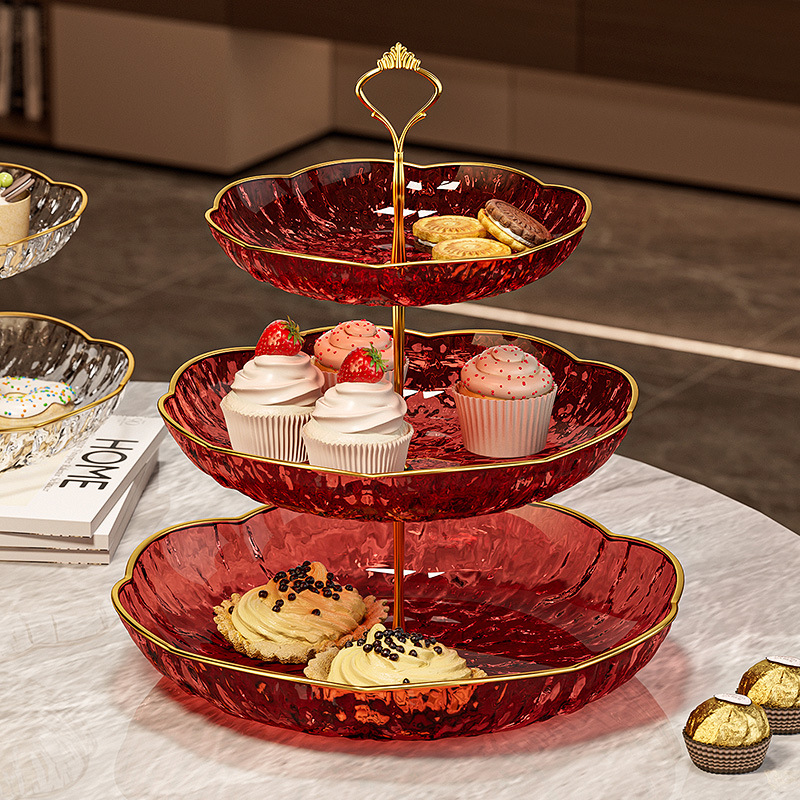 European-Style Fruit Plate, Accessible Luxury, High-End Three-Story Hotel Buffet, Western Restaurant Front Desk, Snacks, Tea, Snacks and Dessert Display Plate