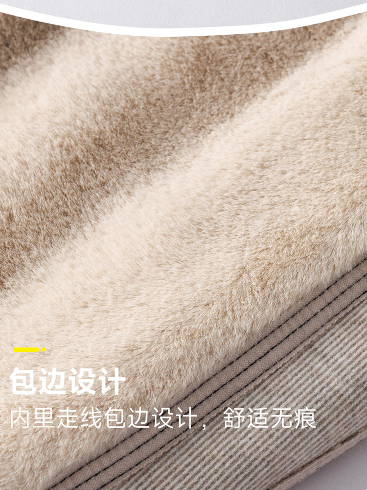 Middle-Aged and Elderly Men's Thermal Intimates Set, Dad's Winter Clothing, Velvet Cardigan, Cotton Coat, Grandpa's Winter Thickeneded Clothing