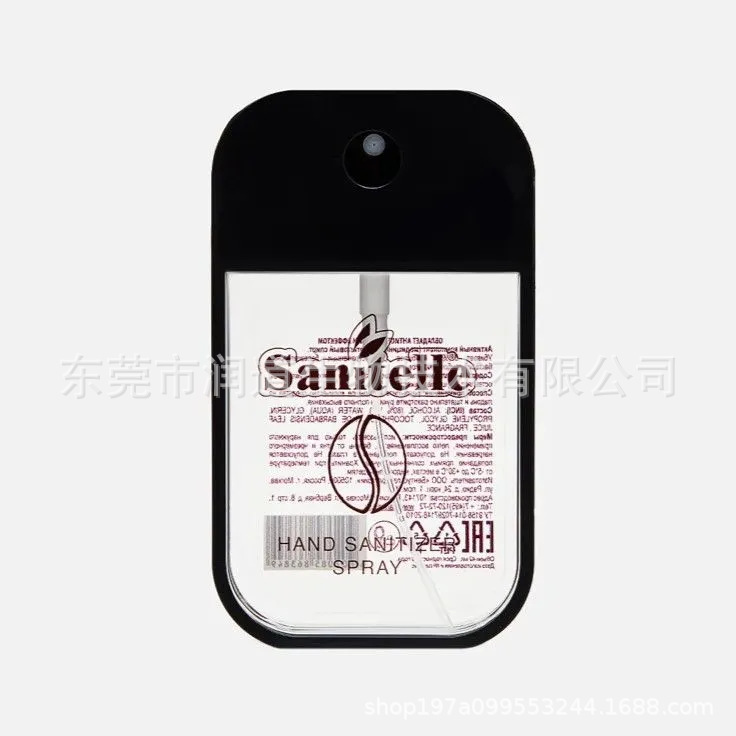Customizable Logo Popular Pocket Portable Perfume Spray Fresh Long-Lasting Fragrance No-Wash Hand Sanitizer Alcohol Spray