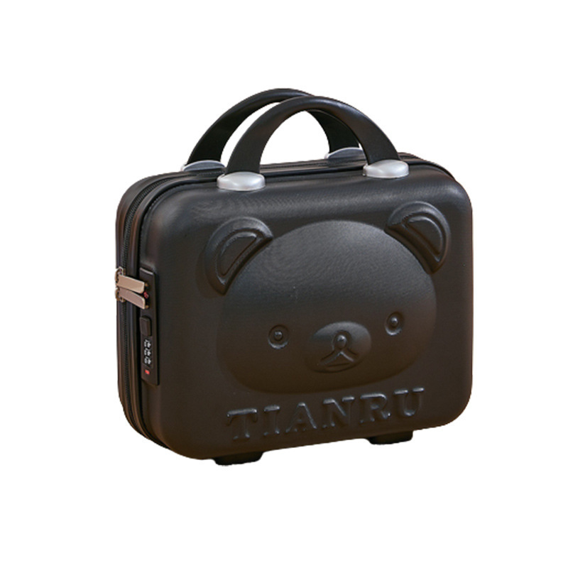 Bear Suitcase Gift High-End Fashion Travel Suitcase Retro Simple Cute Style Wholesale Trolley Case