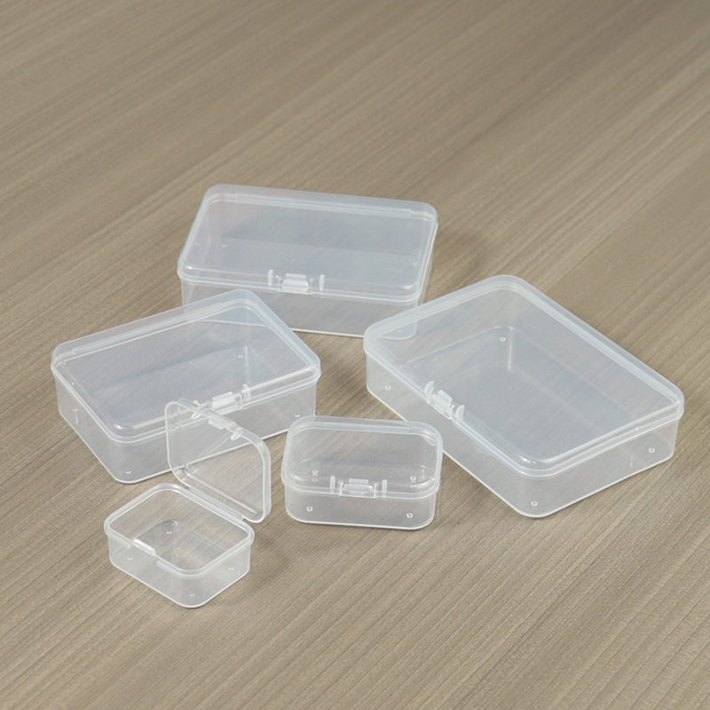 Transparent PP Rectangular Full Empty Box Business Card Bank Card Dustproof Storage Box Soap Tablet Wax Grain Plastic Packaging Box