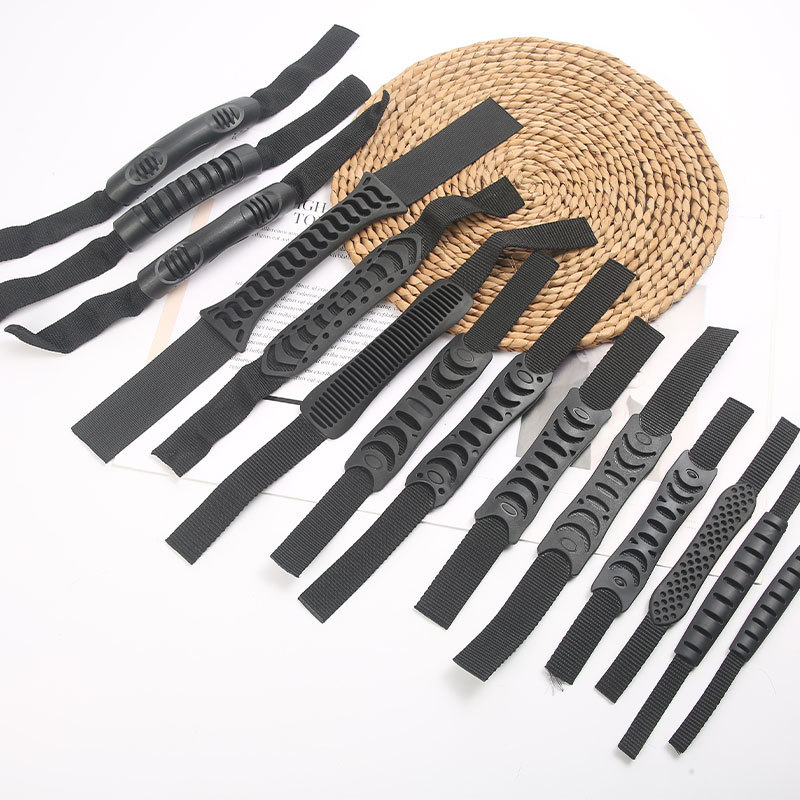 Custom plastic pvc handle luggage plastic handle luggage accessories plastic handle strong plasticity