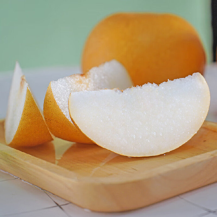 Directly Shipped from the Place of Origin, Qiuyue Pear, Rock Sugar Pear, Fresh Fruit, Thin Skin, Crispy, Sweet and Juicy, Non-Plump Pear, One Piece Drop Shipping