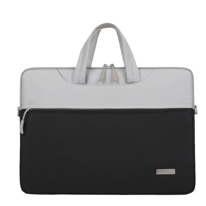 New Contrast Color Laptop Bag Shoulder Bag for Lenovo Xiaomi Computer Waterproof Oxford Cloth 12/15.6