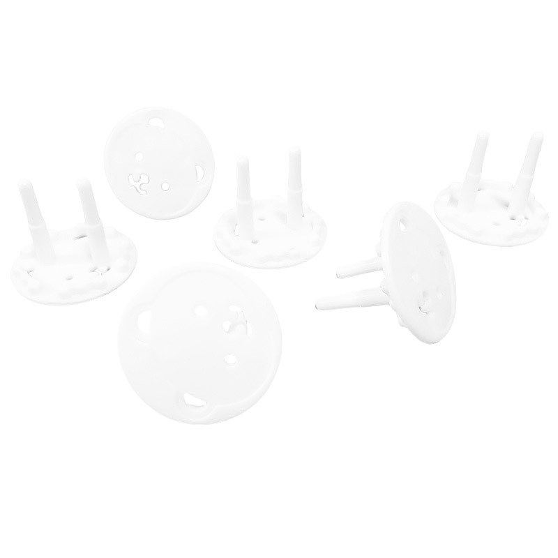 temu European standard thickened round head children's power socket protective cover baby electric shock safety socket cover