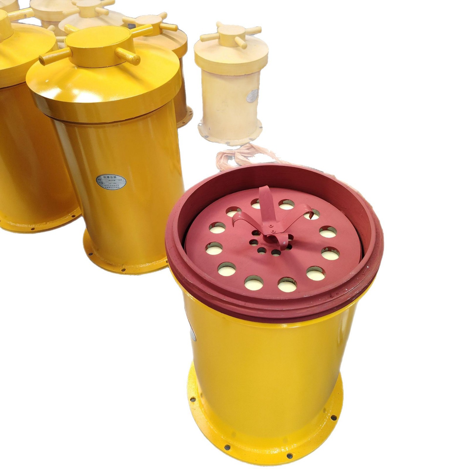 Kbq100B Explosion-Proof Container Explosion Tank 200 Power Generation Explosion Pipe Storage Cylinder Vehicle-Mounted Dangerous Goods Explosion-Proof Tank