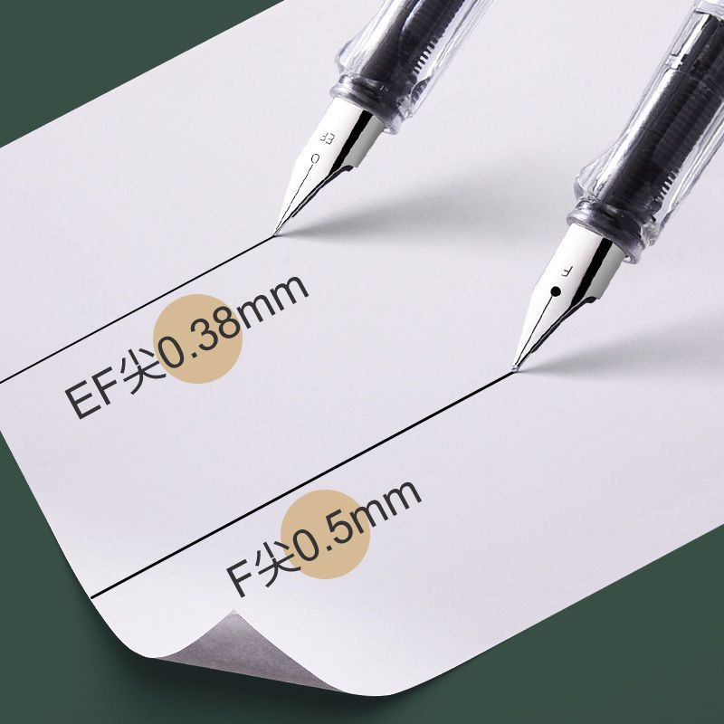 Morandi Pen for Students Holding Pen in Positive Posture Can Replace Ink Sac High Color Value Pupils Special Writing Pen LOGO