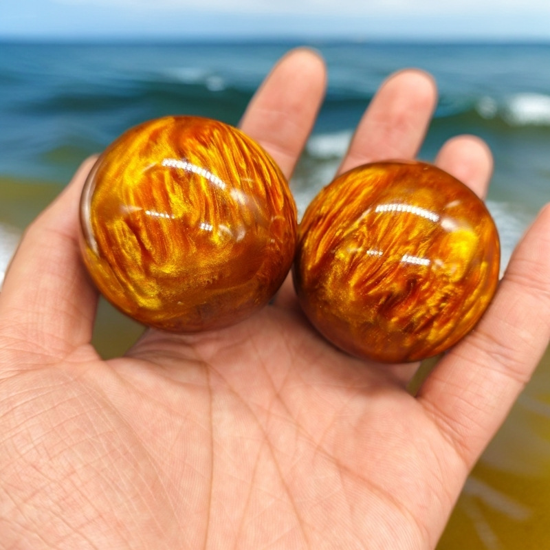 Jinsi Hailiu Handball Handball Health Care Ball Imitation Beeswax Ball Middle-aged and Elderly People Play Massage Training Handball Fitness Ball