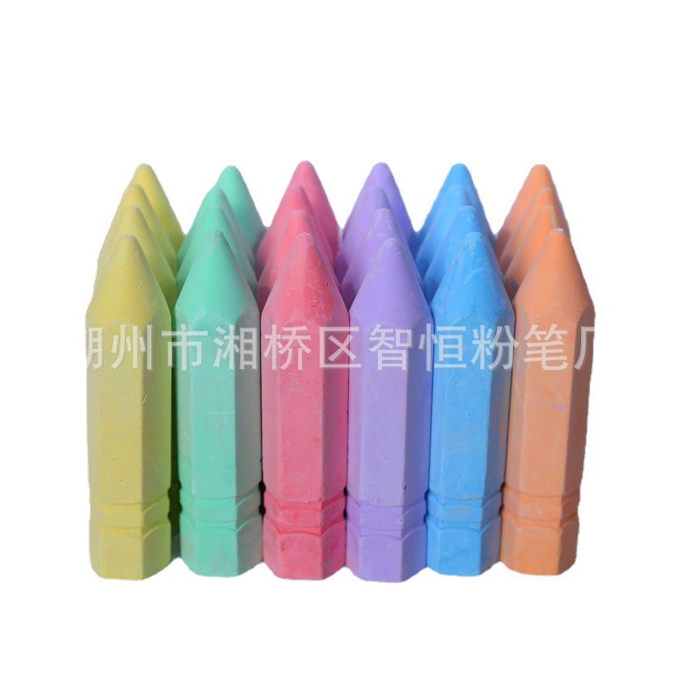 New recommended environmental protection color hexagonal chalk sidewalk outdoor Chalk Chalk wholesale customization