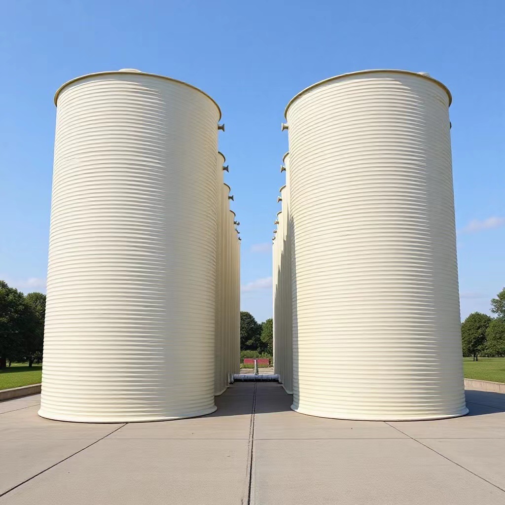 Резистентный к высоким температурам резервуар из PPH, башня для абсорбции отходящих газов, поддержка обработки химических сточных вод, 30 тонн с устройством для перемешивания