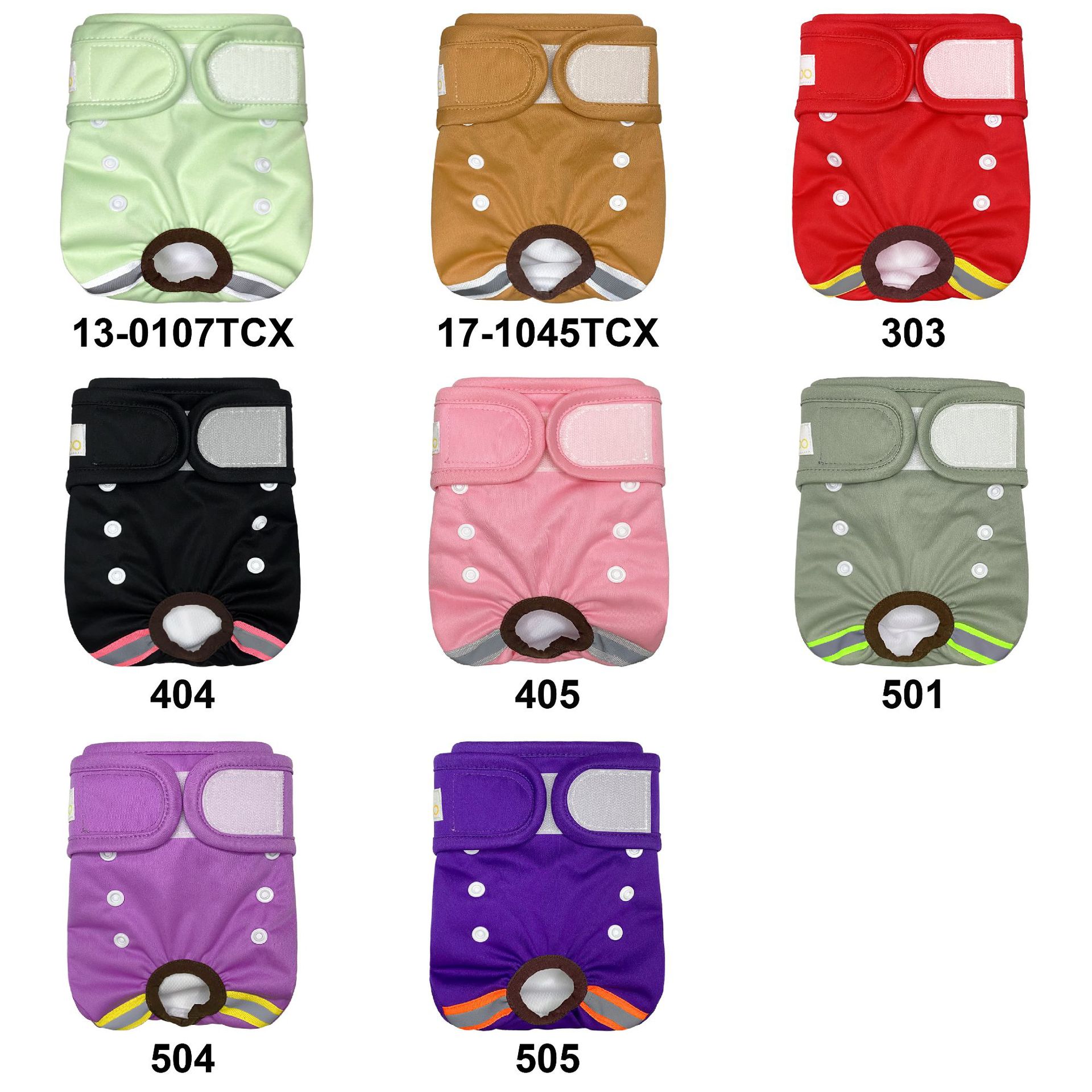 Pet Physiological Pants Cloth Diapers Amazon New Hot-Selling Female Dog Anti-Harassment Menstrual Pants Waterproof Washable Diapers