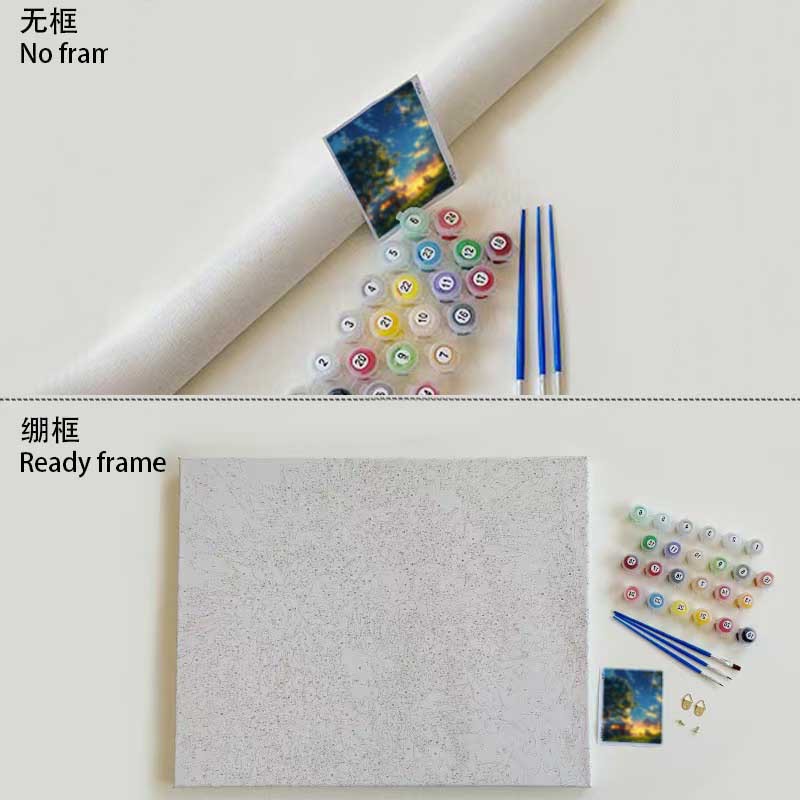 Digital Oil Painting Original Factory Can Be Cross-Border Labeled on Major Domestic E-Commerce Platforms. Welcome to the Factory for Negotiation