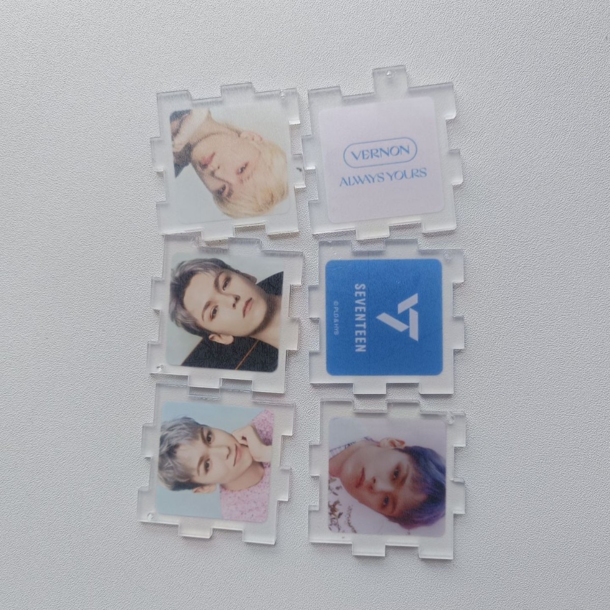 DIY Splicing Combination Acrylic Small Pendant Celebrity Idol Rubik's Cube Photo Collection Small Gift Creative Combination