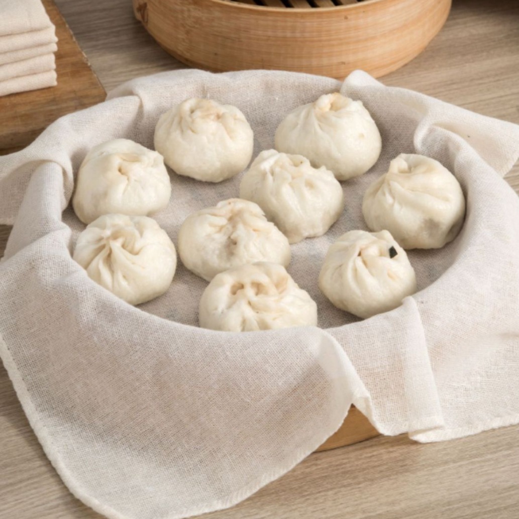 Kitchen Square Pure Cotton Steamer Cloth Rice Steaming Cloth Household Bean Curd Cloth Bean Dregs Filter Cloth Steamer Non-stick Pan