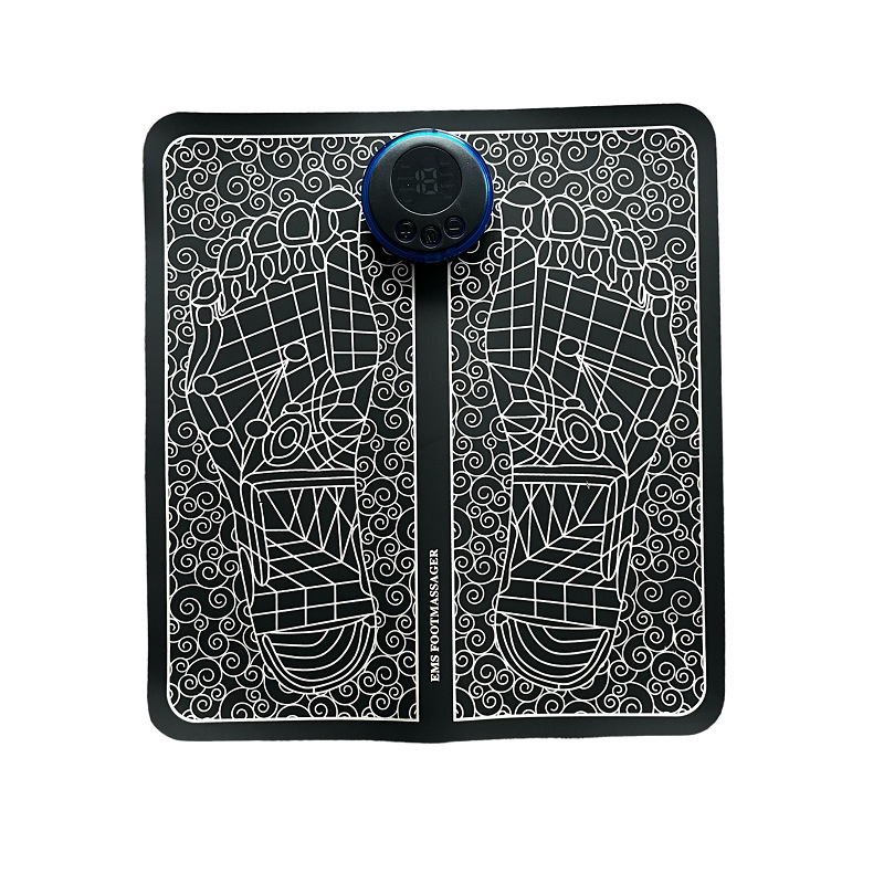 Portable Pulse Foot Massager EMS Foot Massage Mat Massager Foot Therapy Machine Bottom Plantar Massage Mat